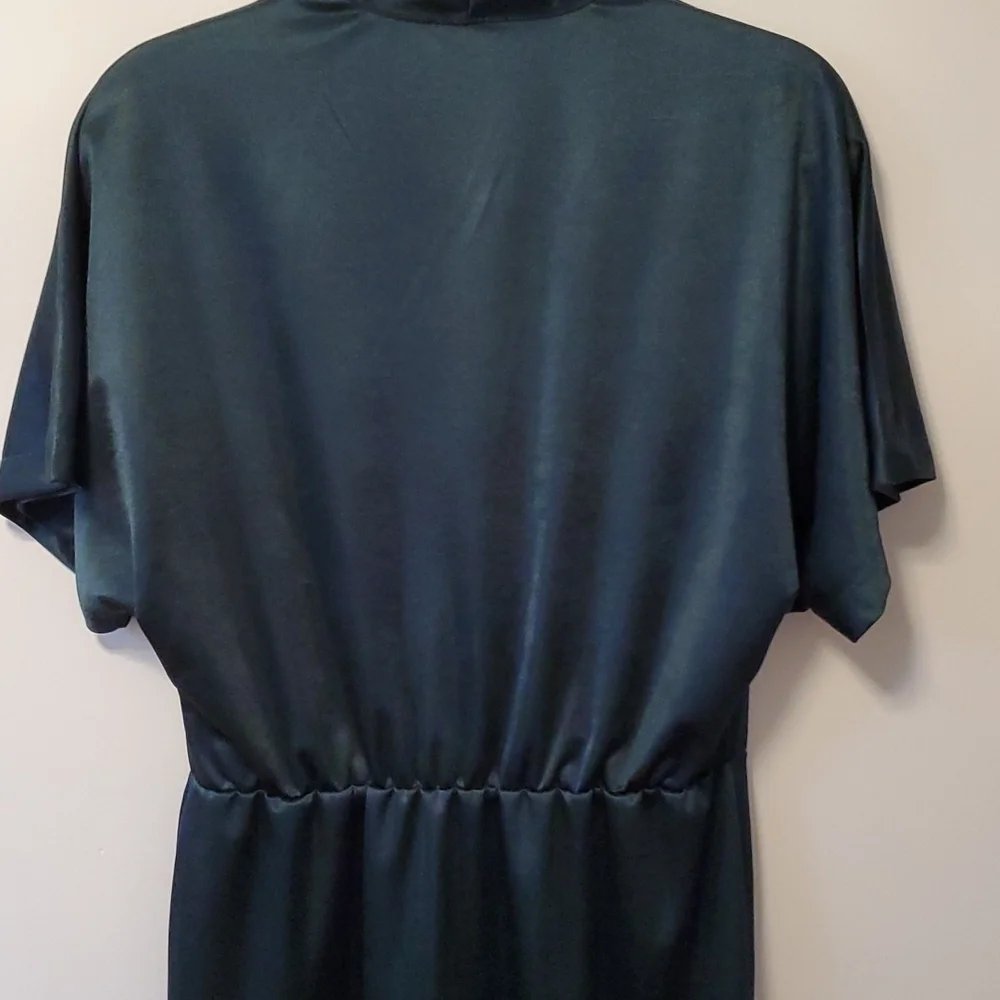 Leota Willow Teal Green Dress in Luster Jersey